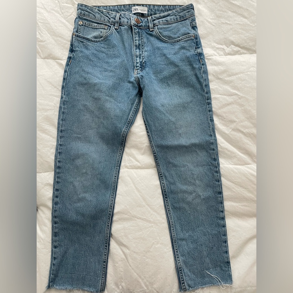 Zara slim straight jeans